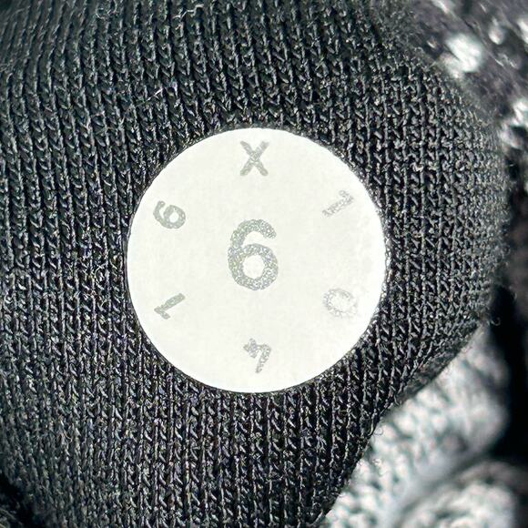 Lululemon Women's Size 6 Wunder Under Crop Luon Ripple Jacquard Black White - Picture 4 of 6